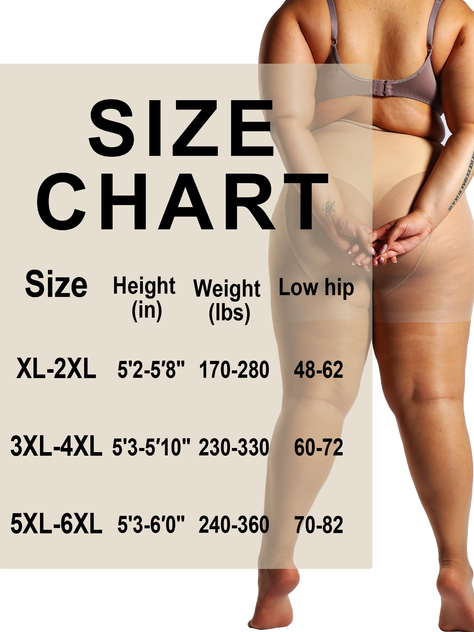 HONENNA 2 Pairs Plus Size Sheer Tights for Women, 17 Colors Ultra Thin Pantyhose Reinforced Toes High Waist Stockings 1XL-6XL: Black + Nude - 20denier - 2 Pairs 3X-Large-4X-Large Plus