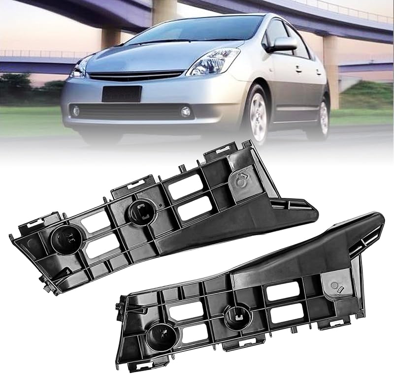 Suporte do para-choque dianteiro SYudwen para Toyota Prius 2010 a 2015 – Par preto