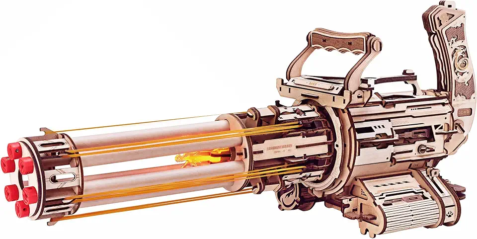 ROKR 3D Wooden Puzzles for Adults,Rotating-Barrel Machine,412 Piece 3D Puzzles,Gift for Adults and Teens