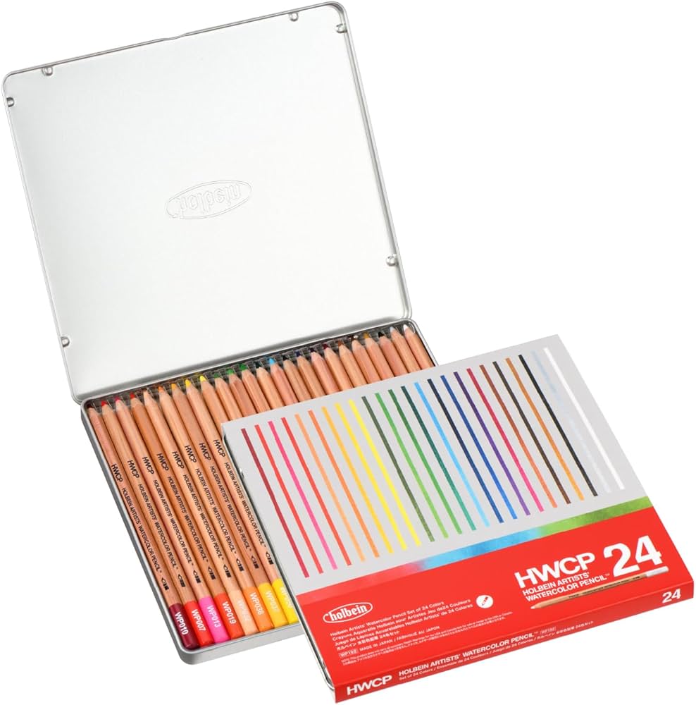 Amazon.co.jp: ホルベイン 水彩色鉛筆 WP192 24色セット 21192 : おもちゃ