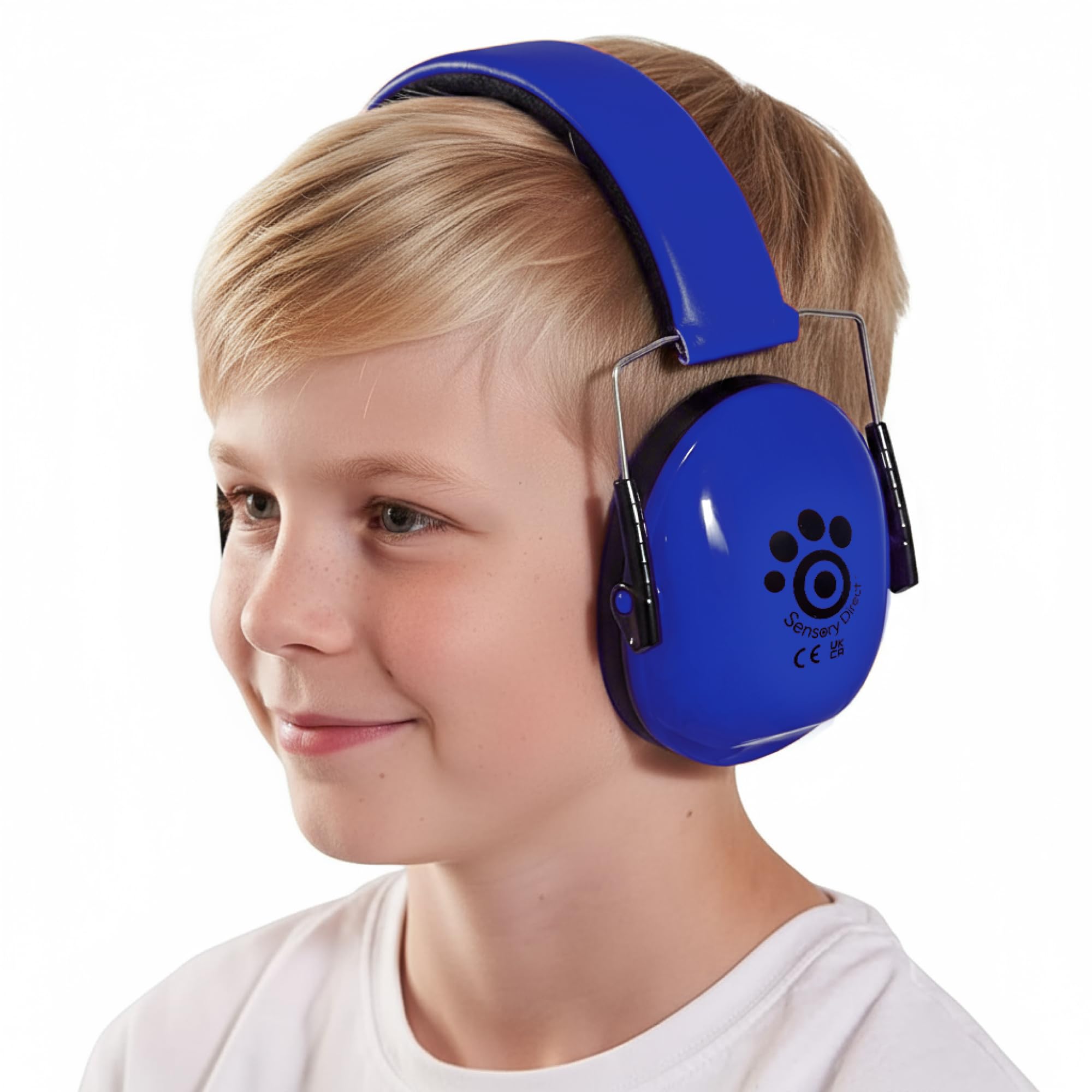 Sensory Direct Unisex Kids Dark Blue Ear Defenders - | Noise Cancelling Compact Headphone & Protection For Kids & Adults With Sensory Integration | For Autistic Individuals, Asd, Aspergers, Processing Disorders