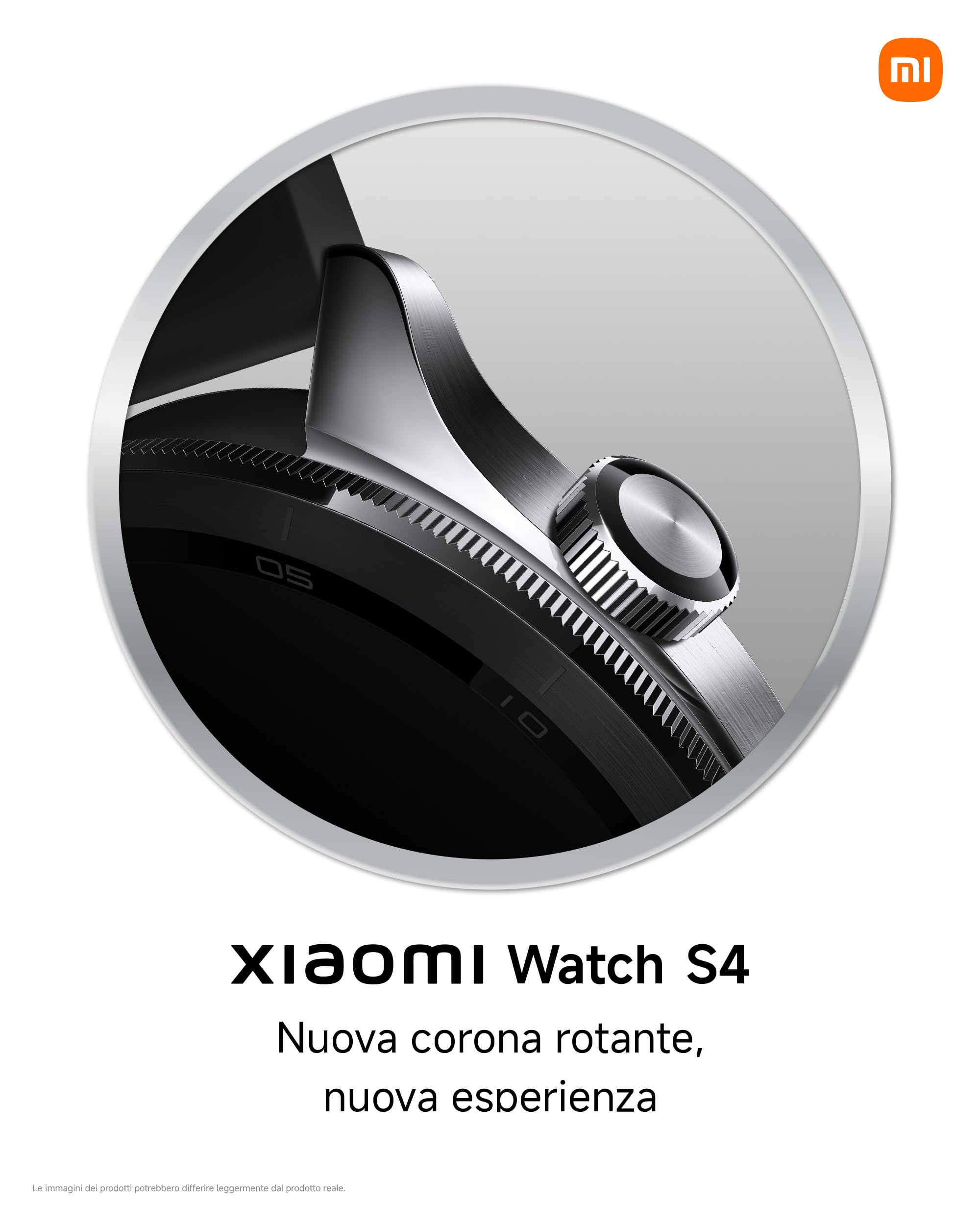 Xiaomi Watch S4, Smartwatch, Corona Rotante, Ghiera Intercambiabile, Schermo AMOLED da 1.43", Fino a 15 giorni di autonomia, Monitoraggio Salute, HyperOS 2.0, 150+ modalità sportive
