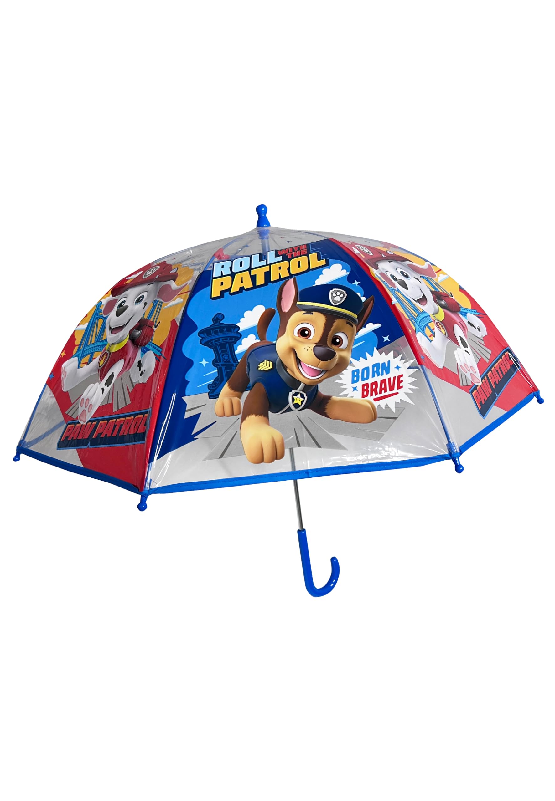 Chanos Blue Paw Patrol Chase Marshall Children's Umbrella Stick Umbrella,