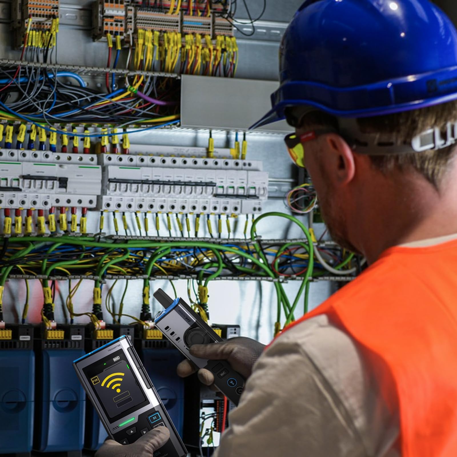 LPM-10A Unterirdischer Kabelsucher, Netzwerktester Draht und Leitungsfinder mit Unterbrechungserkennung, 2,4-Zoll TFT Display und Störunterdrückung