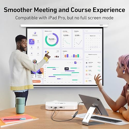 Miniatura 5 de uni Adaptador USB-C a HDMI 4K a 60Hz, adaptador Thunderbolt 4/3 a HDMI, adaptador HDMI a USB-C, compatible con MacBook Pro 2023/Air 2022, iPad