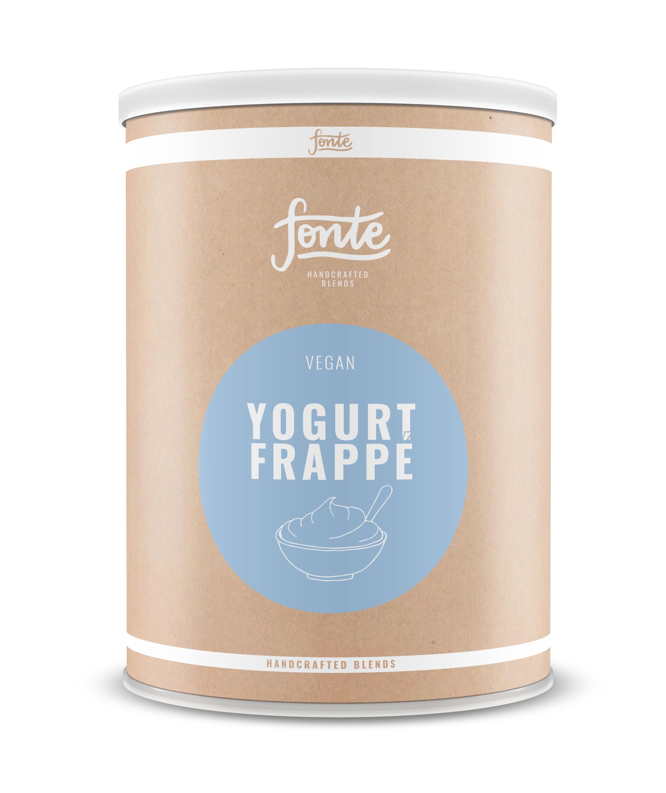 Veganes Joghurt Frappé Pulver, Handgefertigte Mischung, Erfrischendes Getränk