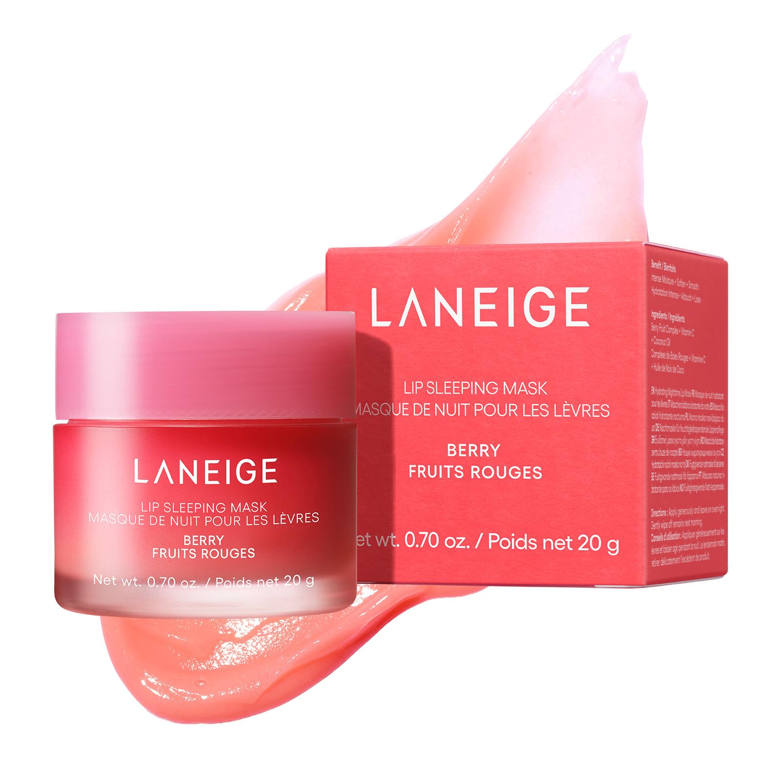 Laneige Lip Sleeping Mask Berry 20g Lip Balm Lip Mask Moisturizing Korea
