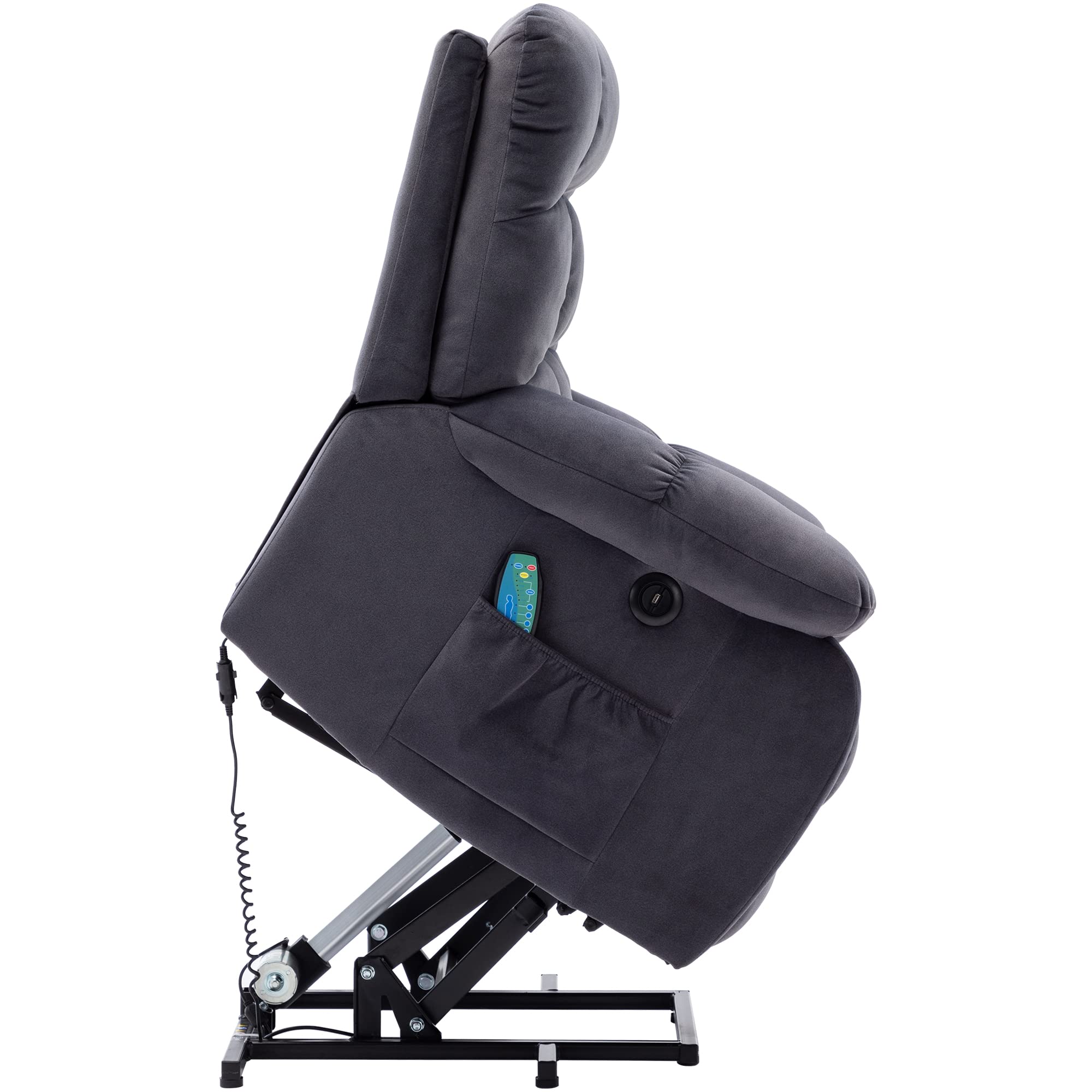 BTM Power Massage Lift Recliner Chair, Upgraded Electric Armchair with