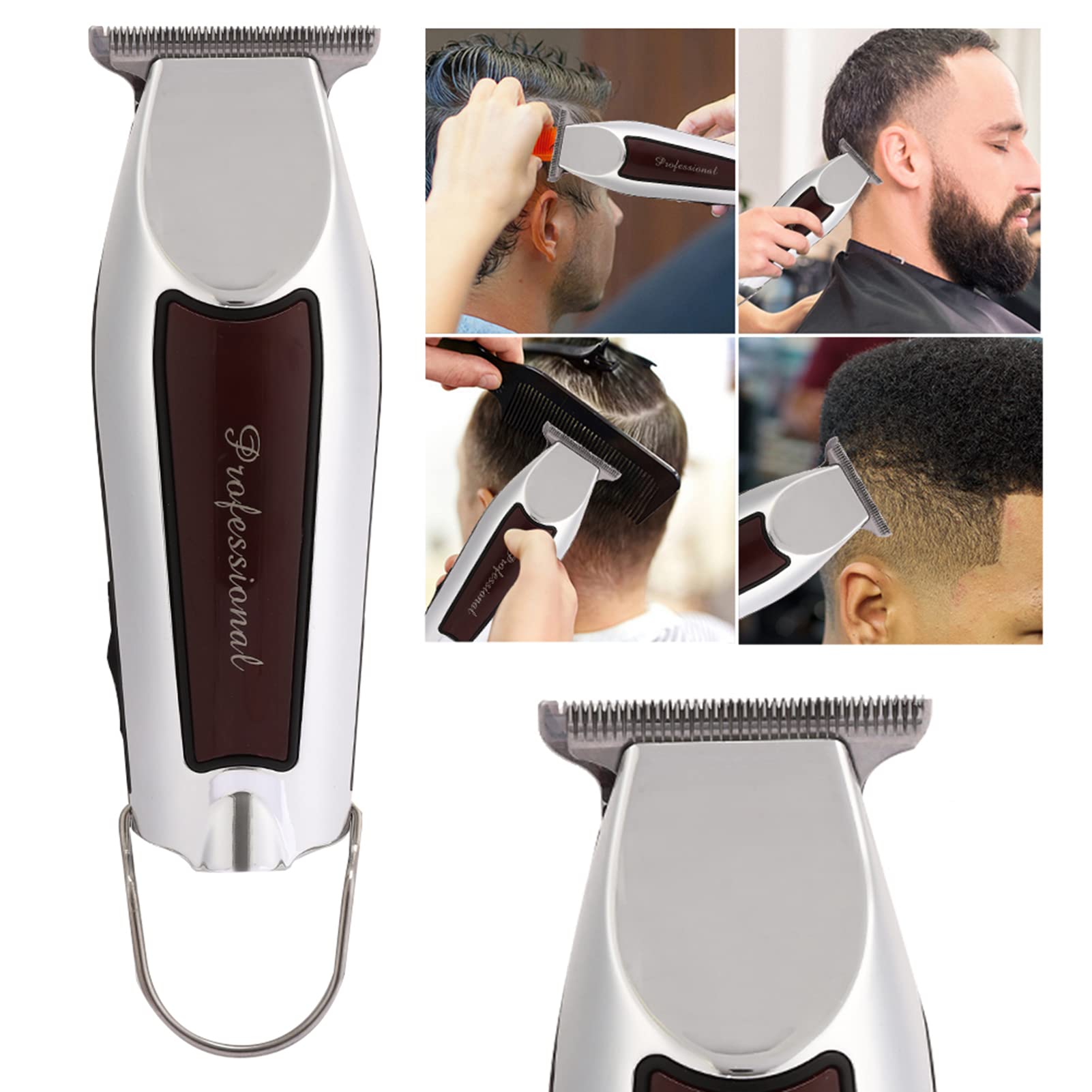 Tondeuse à Cheveux, Tondeuse à Cheveux, Tondeuse à Cheveux, Tondeuse à Barbe électrique Rechargeable USB pour Hommes, Tondeuse à Cheveux Longs, Tondeuse à Cheveux (Spécifications