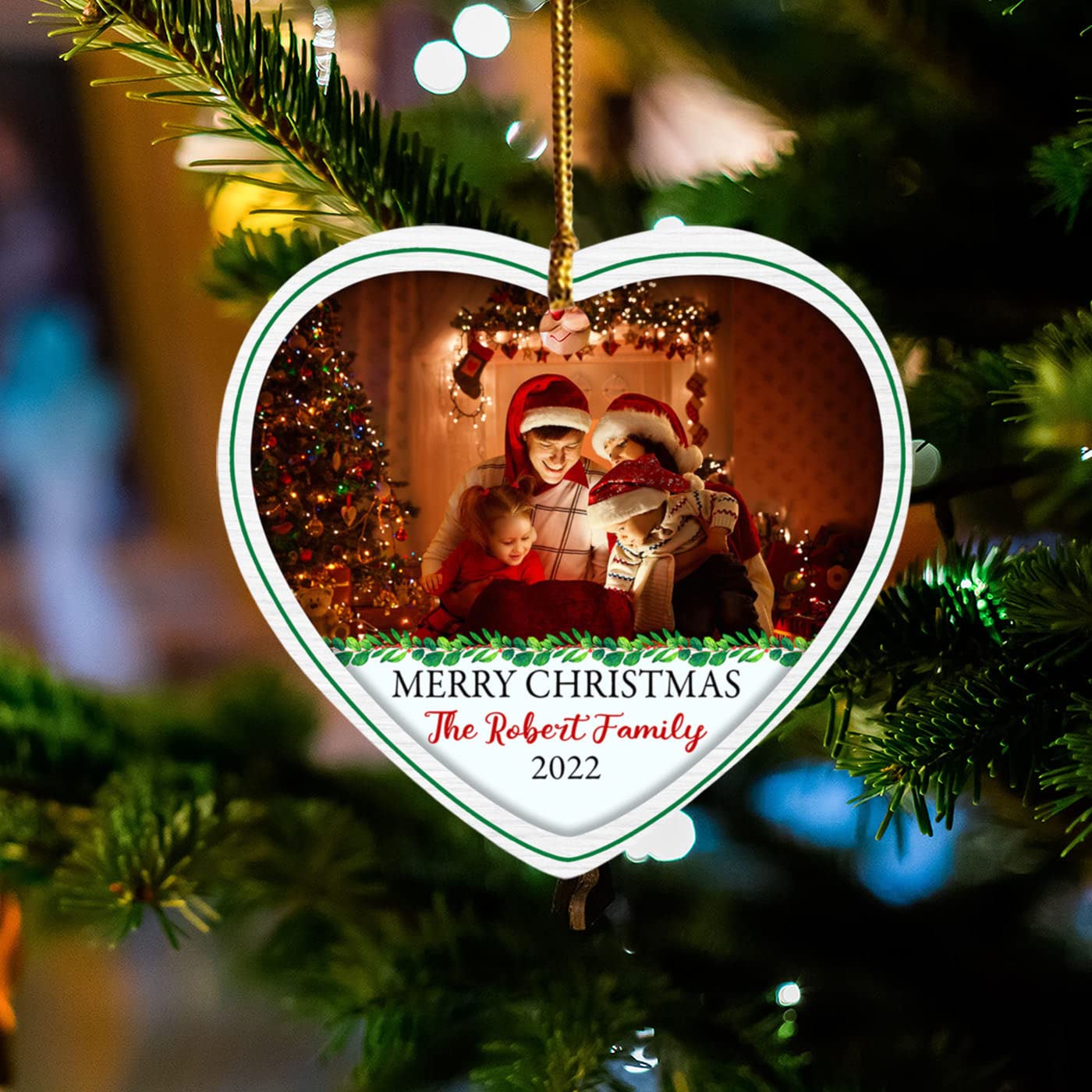 Amazon.co.jp: メリークリスマスフォトフレームオーナメントクリスマス