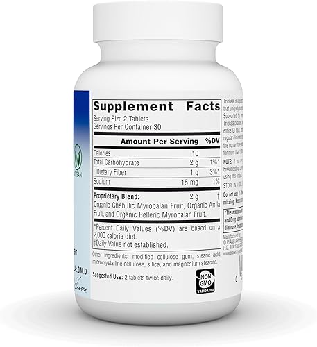 Miniatura 3 de Planetary Herbals Triphala Gold 1000mg - 60 Tabletas