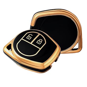 OTO2EYE TPU Car Key Cover for Maruti Suzuki Alto | Baleno | Celerio | Ciaz | Swift Dzire | Ertiga | Ignis | Ritz | S-Cross | S-Presso | Swift | SX4 | XL6 | Vitara Brezza | Wagon R 2 Button Key Cover - image, photos