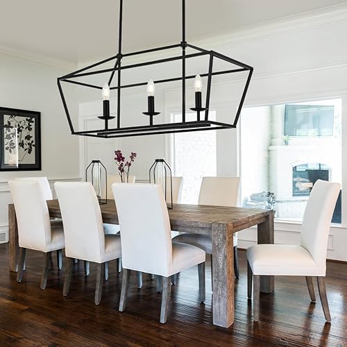 Miniatura 6 de Lámpara de araña de granja Pagoda linterna regulable ajustable de metal E12 colgante comedorcocina accesorios de luz