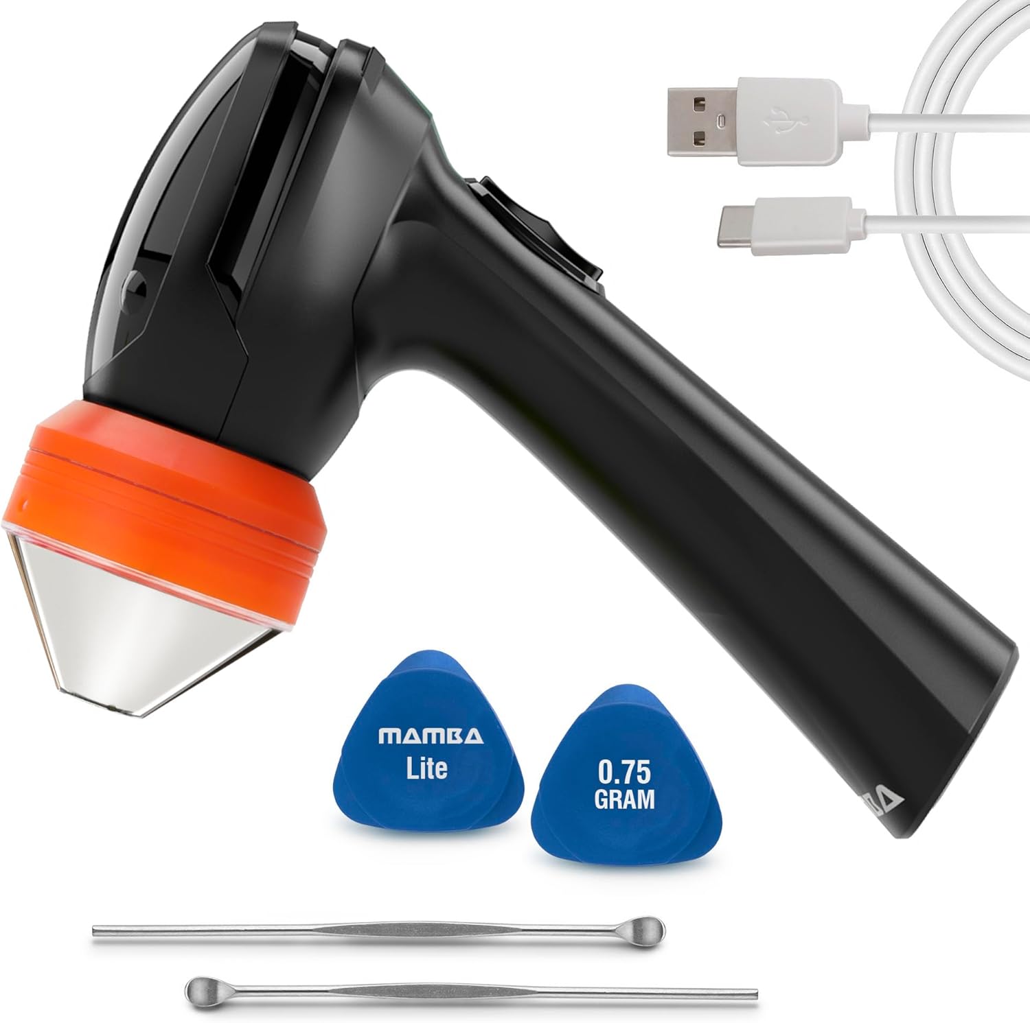 Mamba Grinders Electric Spice & Herb Grinder for the Kitchen. Easy to Use USB Rechargeable Grinder, 2g Green