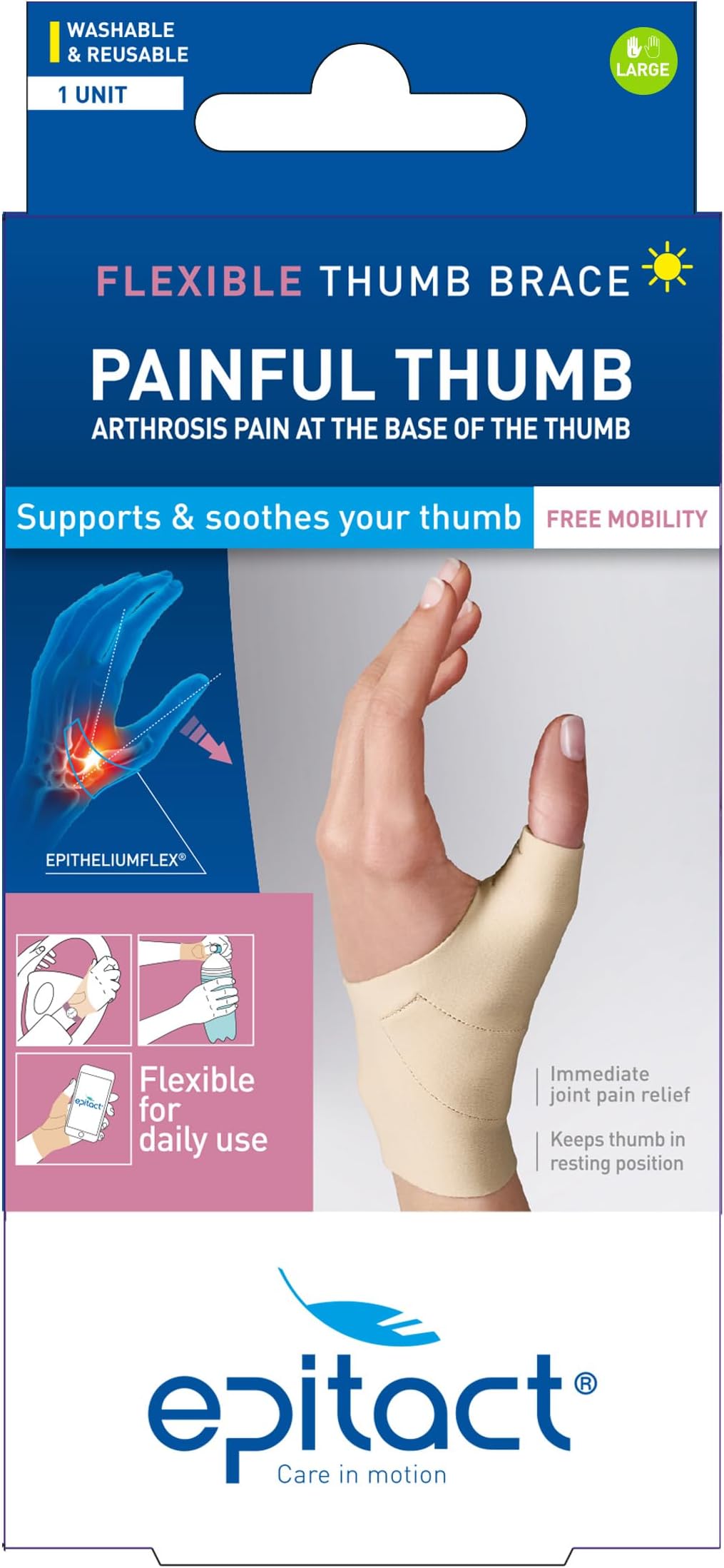 – FLEXIBLE THUMB BRACE - RIGHT