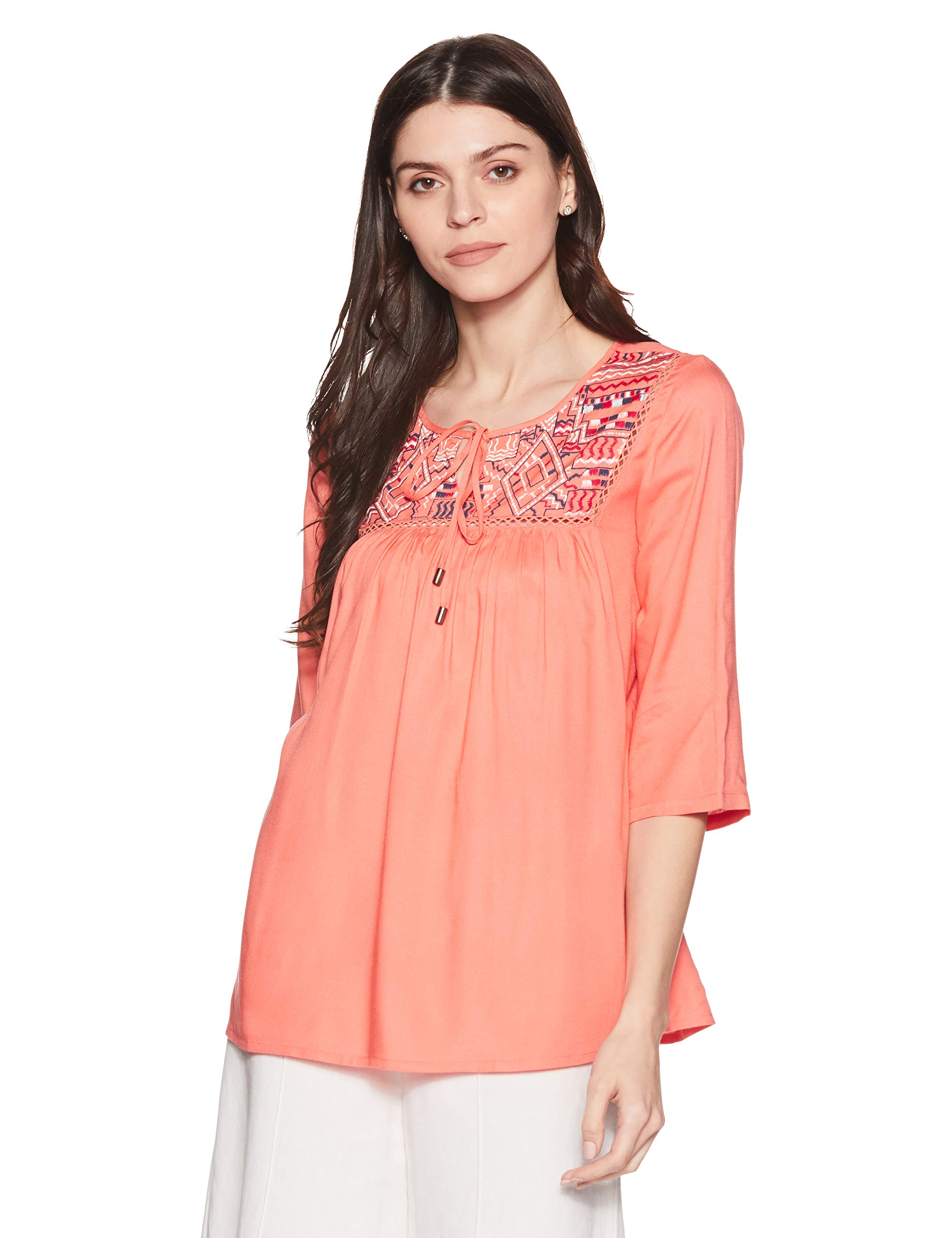 Styleville.in Women's Plain Regular Fit Top