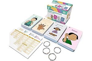 Carson Dellosa Sign Language Flash Cards for Adults and Kids