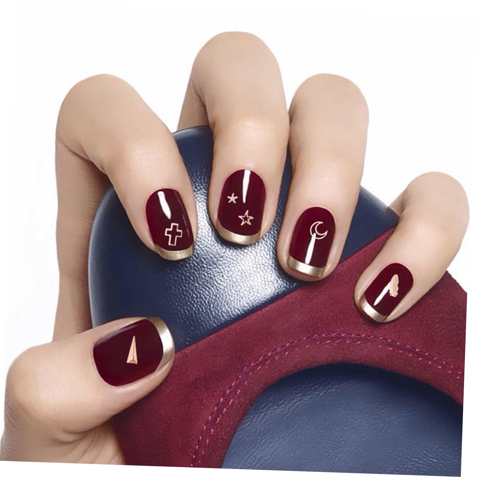 minkissy Nail Art Jewelry Box 1 Box of Manicure Studs Embellishment Safe Acrylic Materials for DIY