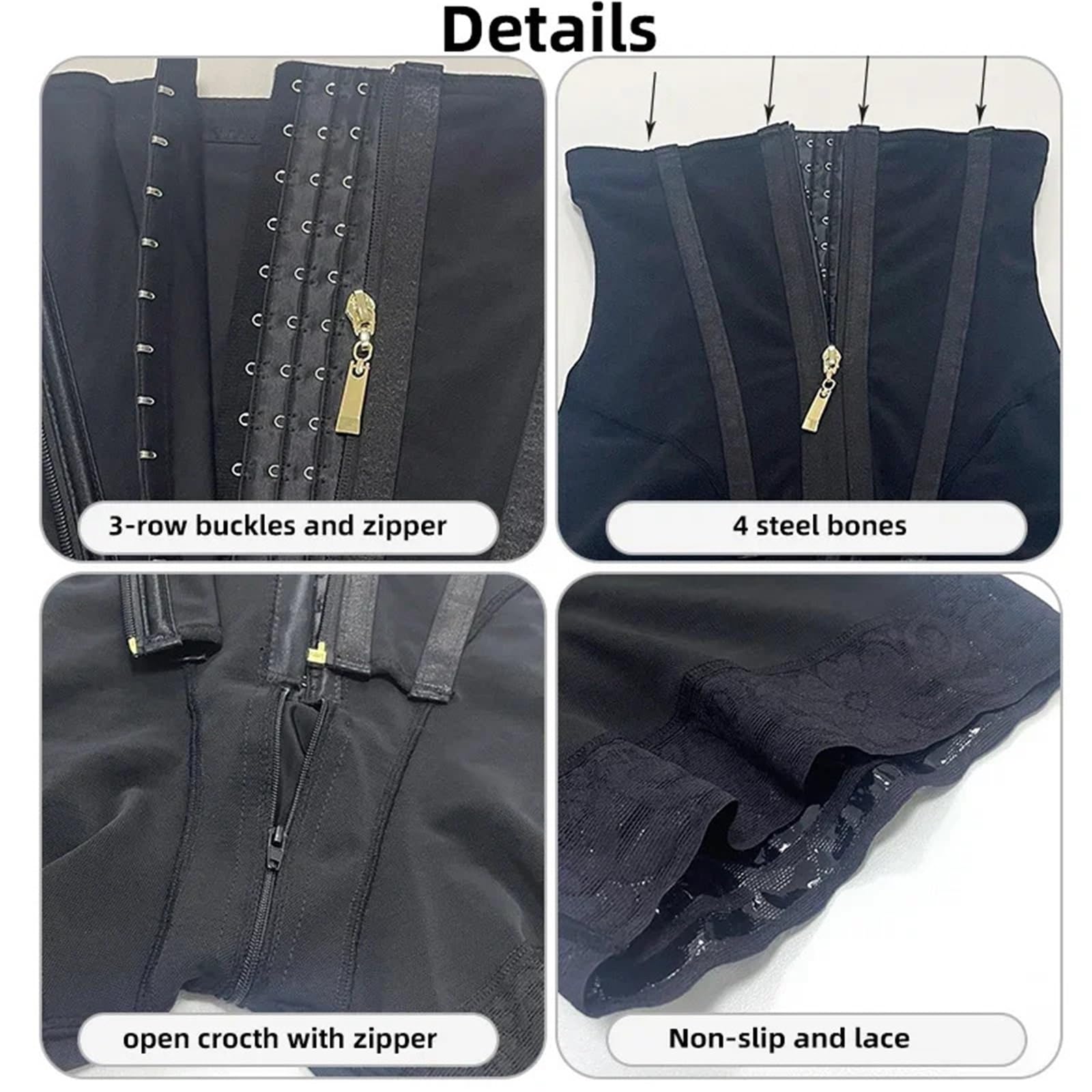 Faja Moldeadora Mujer Shaperwear Mujeres Fajas de Alta compresión Entrenador de Cintura Bragas de Control de Barriga Body Shaper Shorts