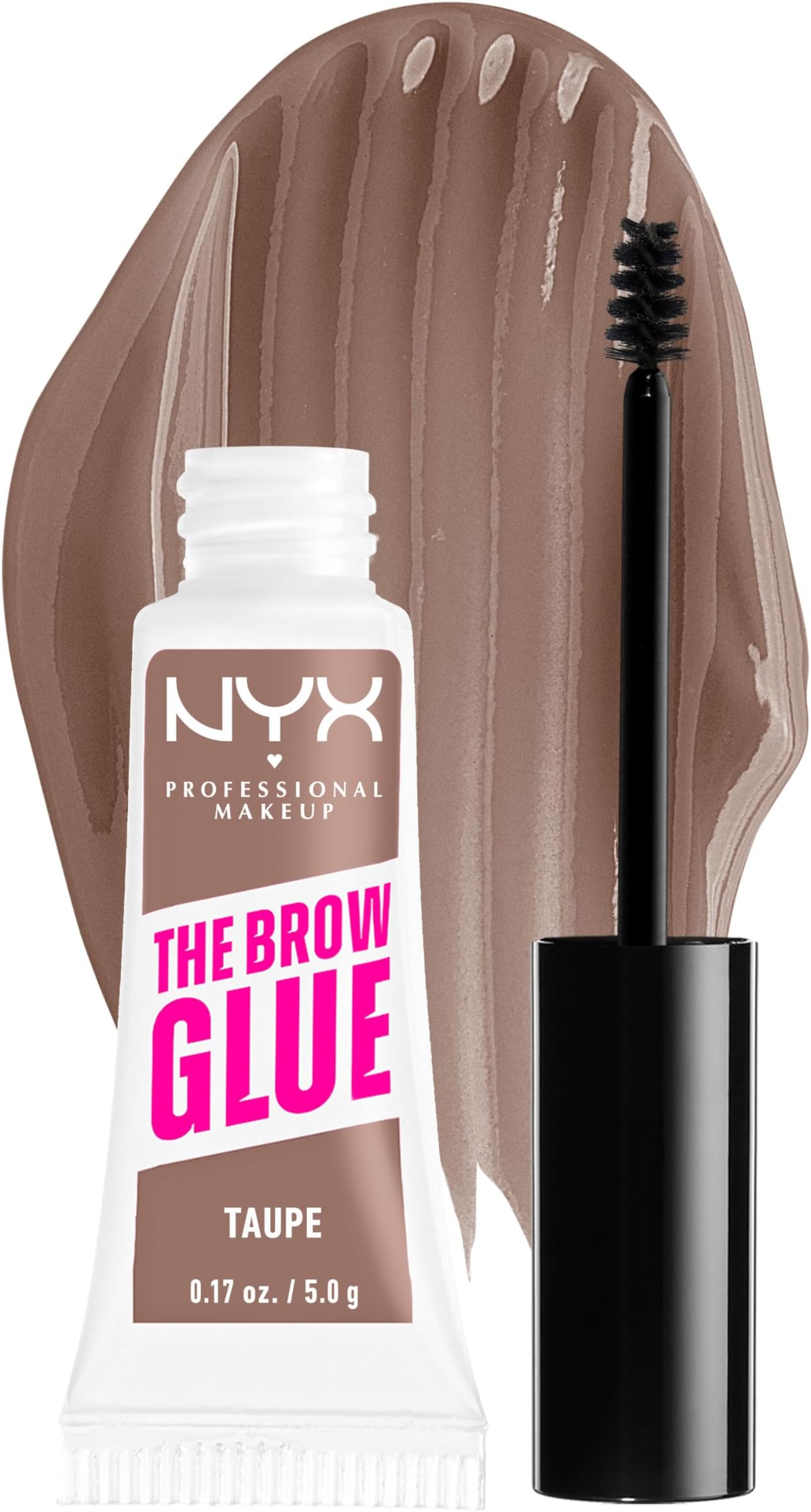 The Brow Glue, Extreme Hold Tinted Eyebrow Gel - Taupe