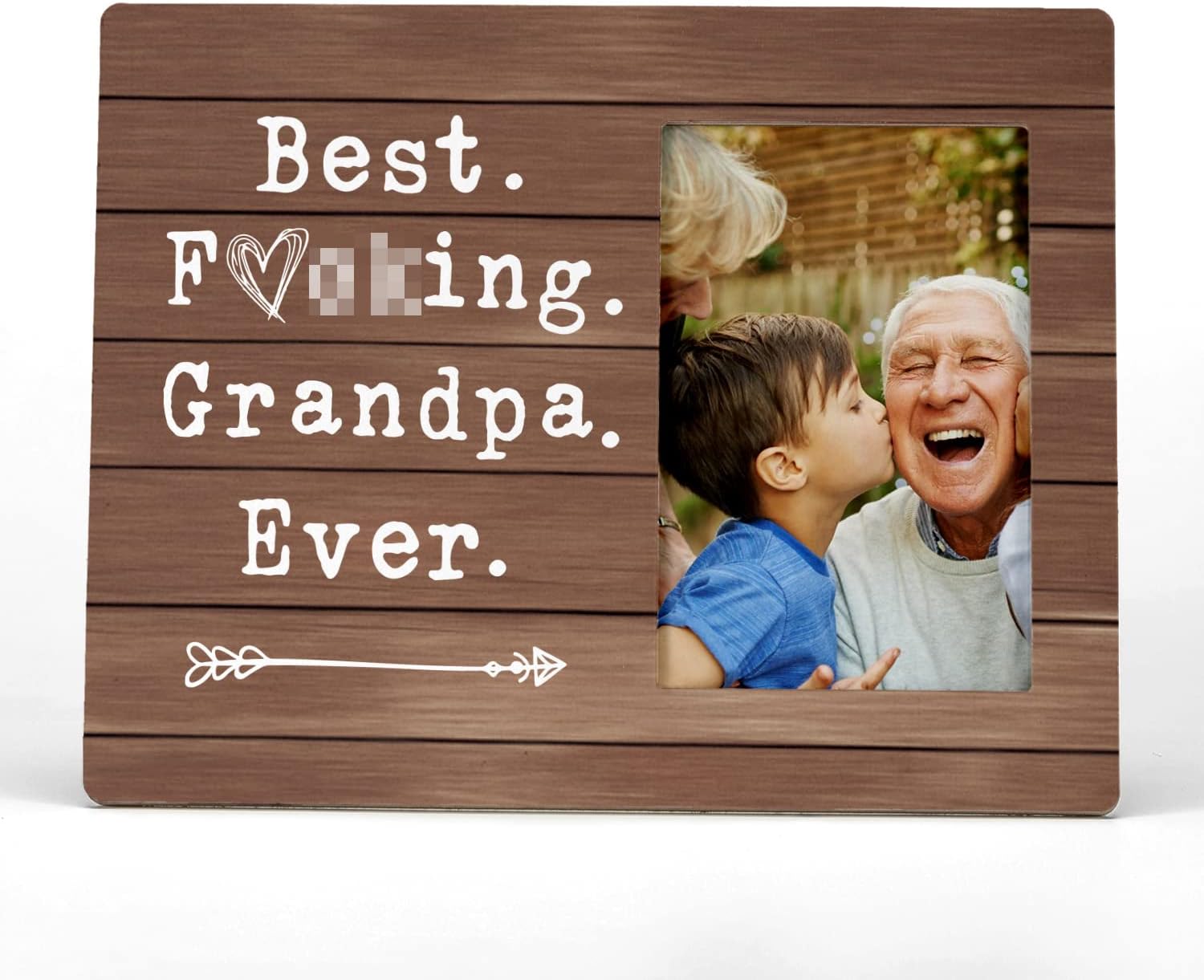 FONDCANYON Best Grandpa Ever Picture Photo Frame,Best