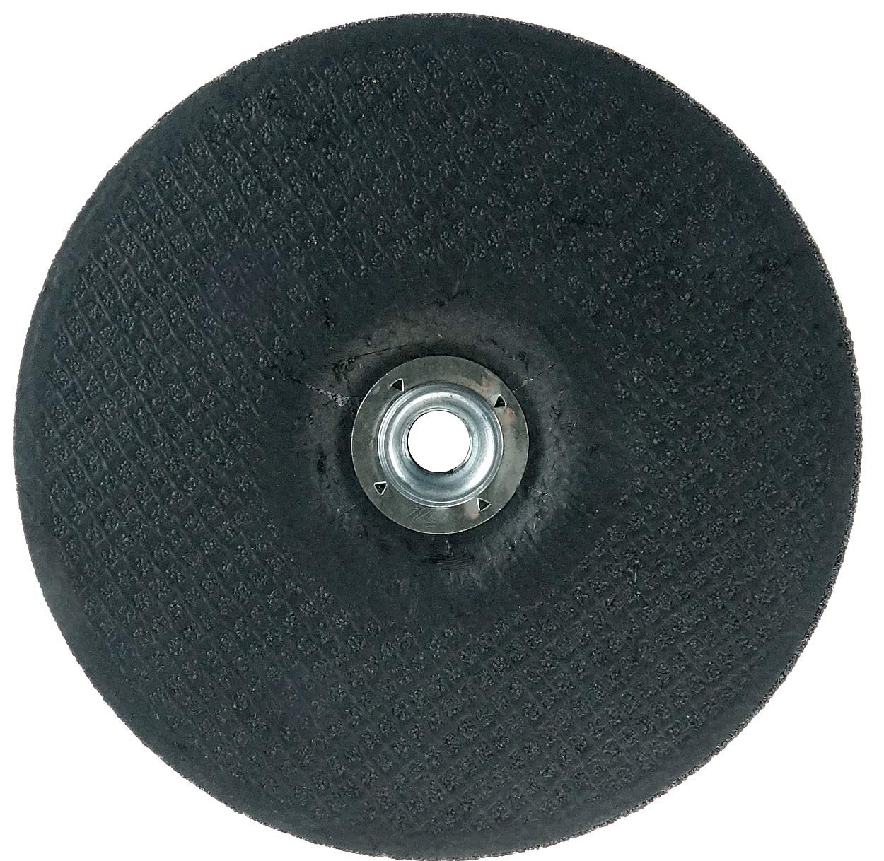 Weiler 56468 Wolverine - Mola abrasiva tipo 27, A24R, 5/8" 11 dado UNC, 7 x 1/4", ossido di alluminio, diametro 7 cm (confezione da 10)