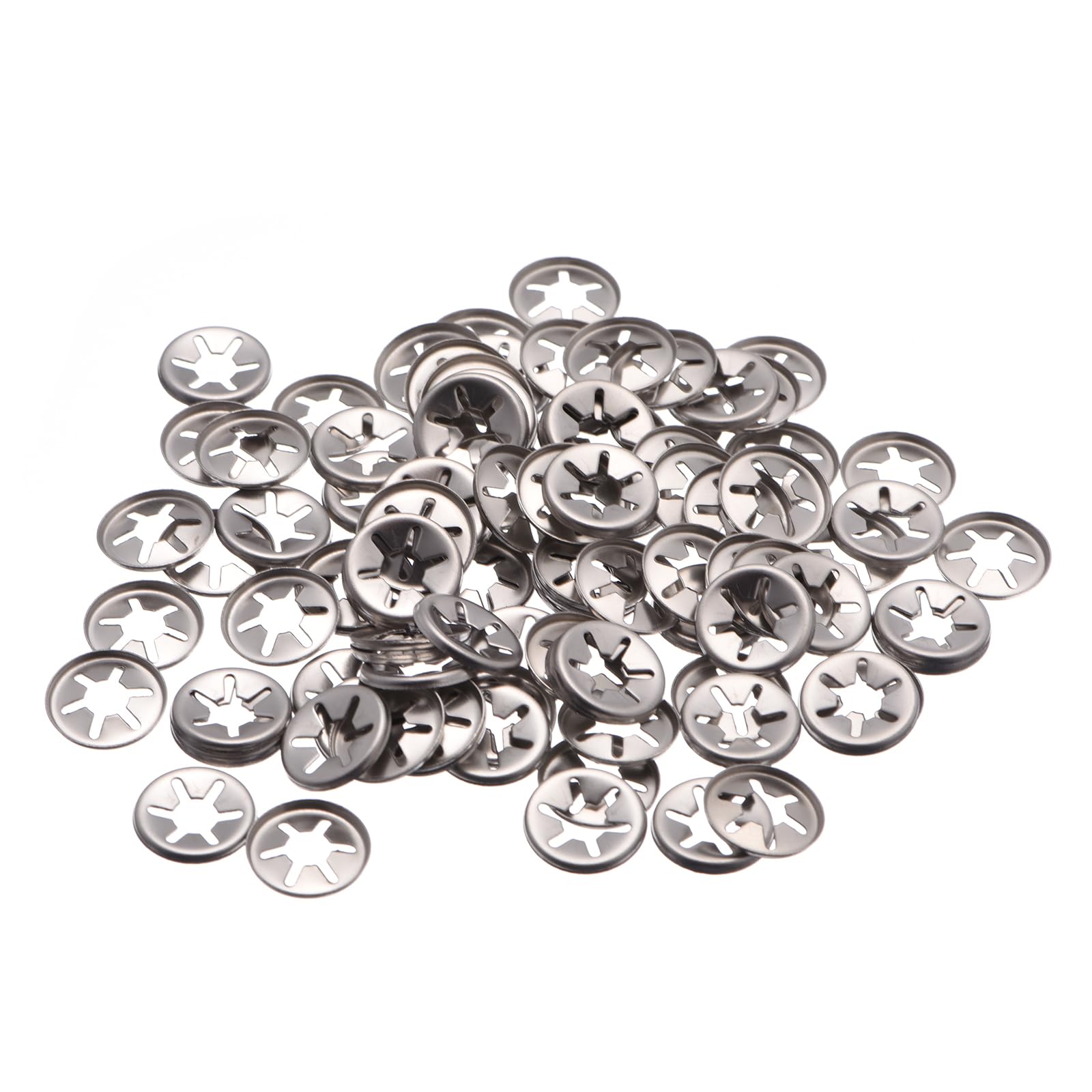 Kozelo 100pcs M6 Internal Tooth Star Locking Washer