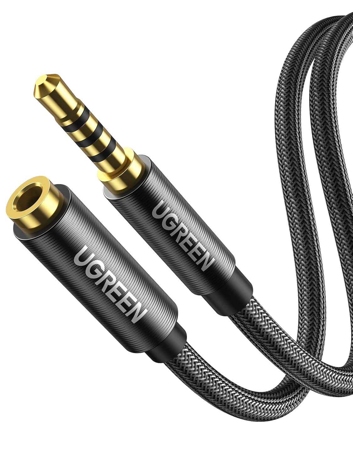 UGREEN Headphone Extension Cable 3.5mm Male to Female 4 Pole Stereo
