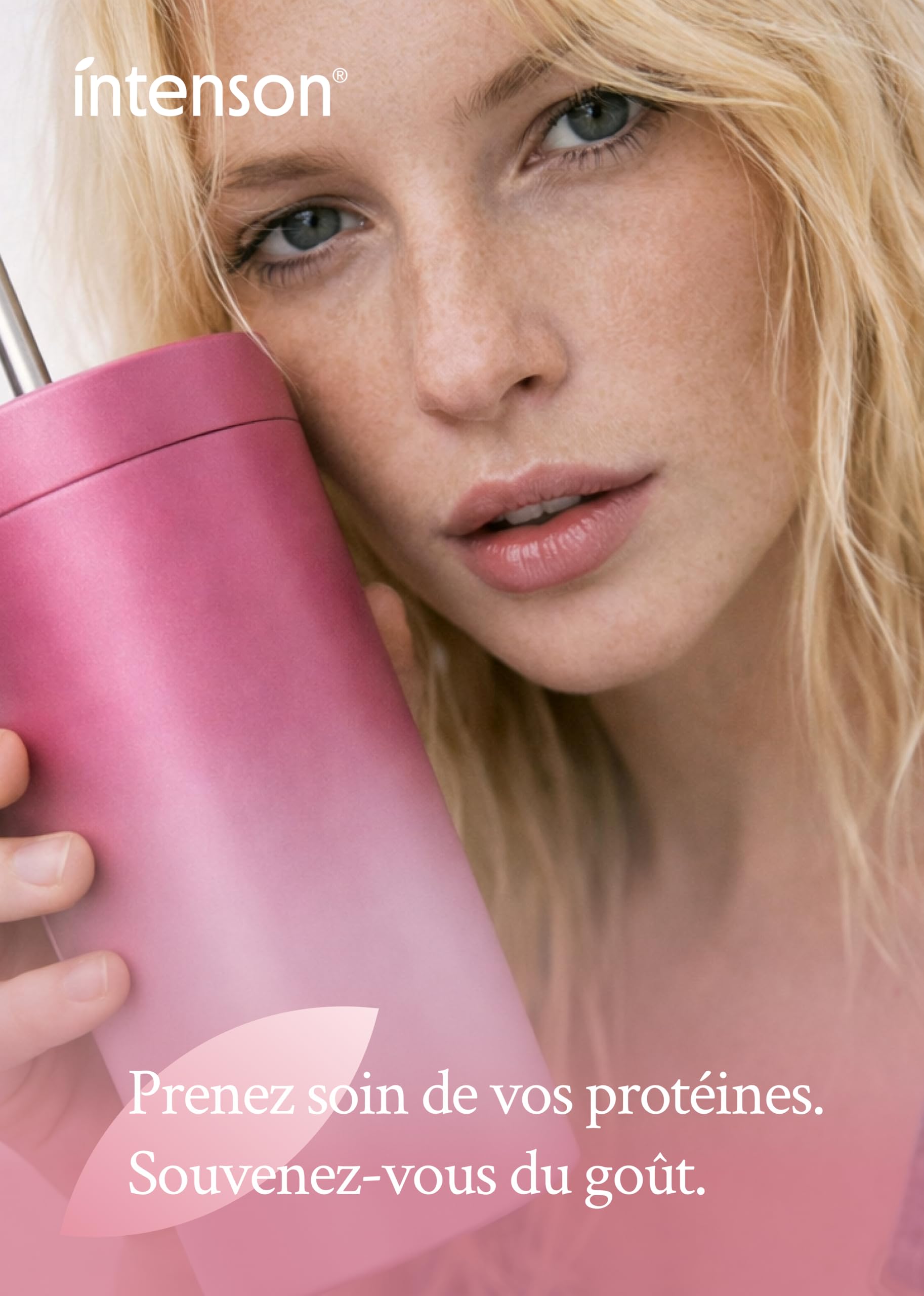 Intenson Vegan Protein Powder Chocolat Blanc Framboise, 900 g, 21 g de Protéines par Portion, 30 Portions, Mélange Pois & Chanvre, 100% Végétal, Sans Lactose, Sans Gluten, Sans Sucre, Formule Clean