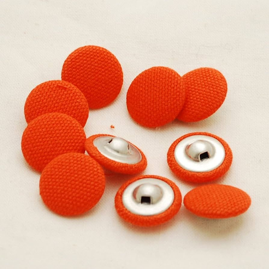 10 FLAT BACK Cover/Covered Buttons Kit Size 30  3/4"/19mm  Fabric SELF Cover