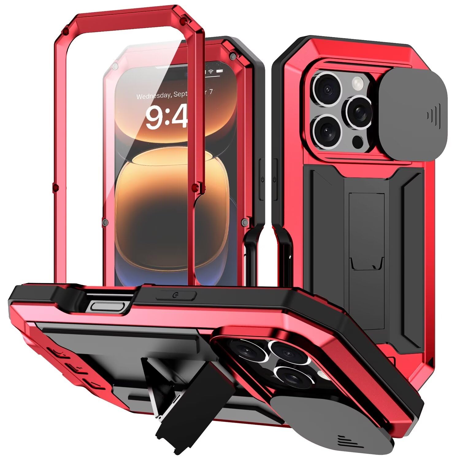 Amazon.co.jp: GOOVEN iPhone 16 Pro 用のケース 軍用 頑丈カバー