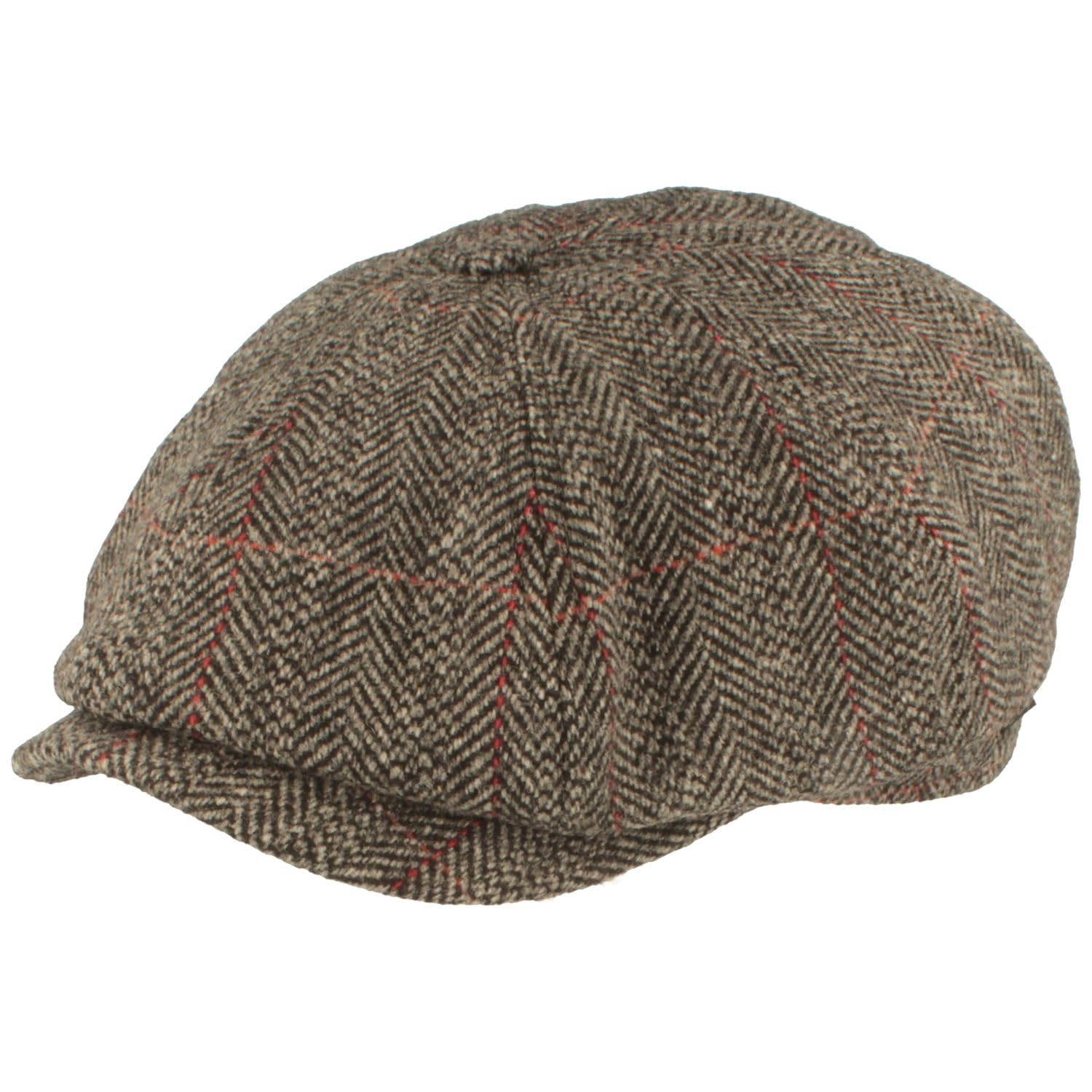 Breiter Gorro de invierno con membrana Sympatex y protección para las orejas plegable, 8 piezas, de lana, 61, Antracita Con Dibujos, 61