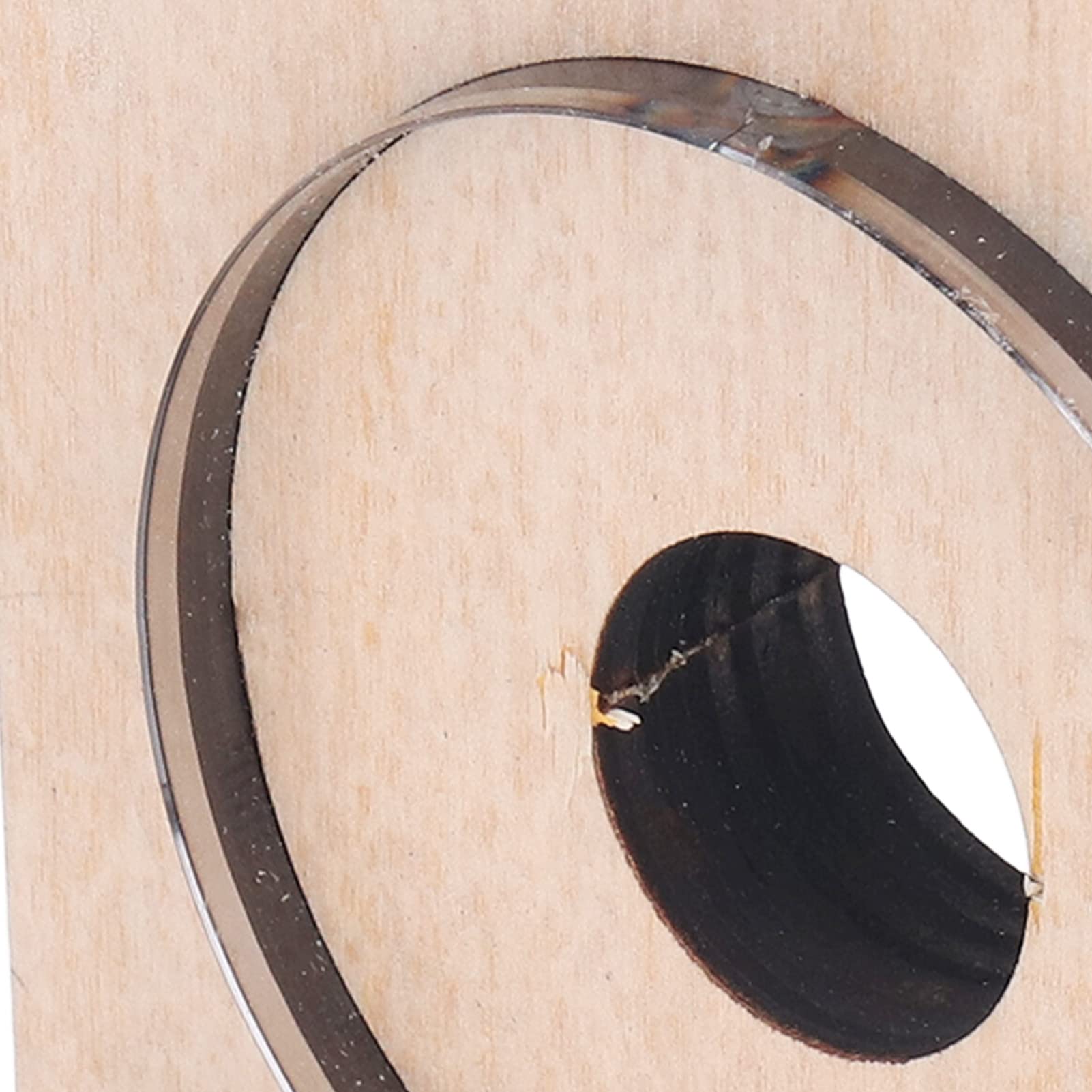 Fustelle per Pelle con Tavola di Legno, Stampi per Punzonatura in Acciaio Legato Fustella Rotonda per Cartone per Portafogli in Tessuto di Pelle da 70 mm
