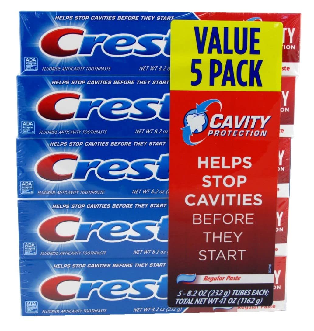 Toothpaste 8.2 Ounce Cavity Protect, Pack of 10