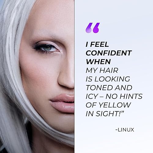 Miniatura 8 de Supernova - Espuma tonificante rubia sin enjuague  Fórmula vegana reabastece, restaura el cabello con aceite de jojoba y fortalecedor de unión,