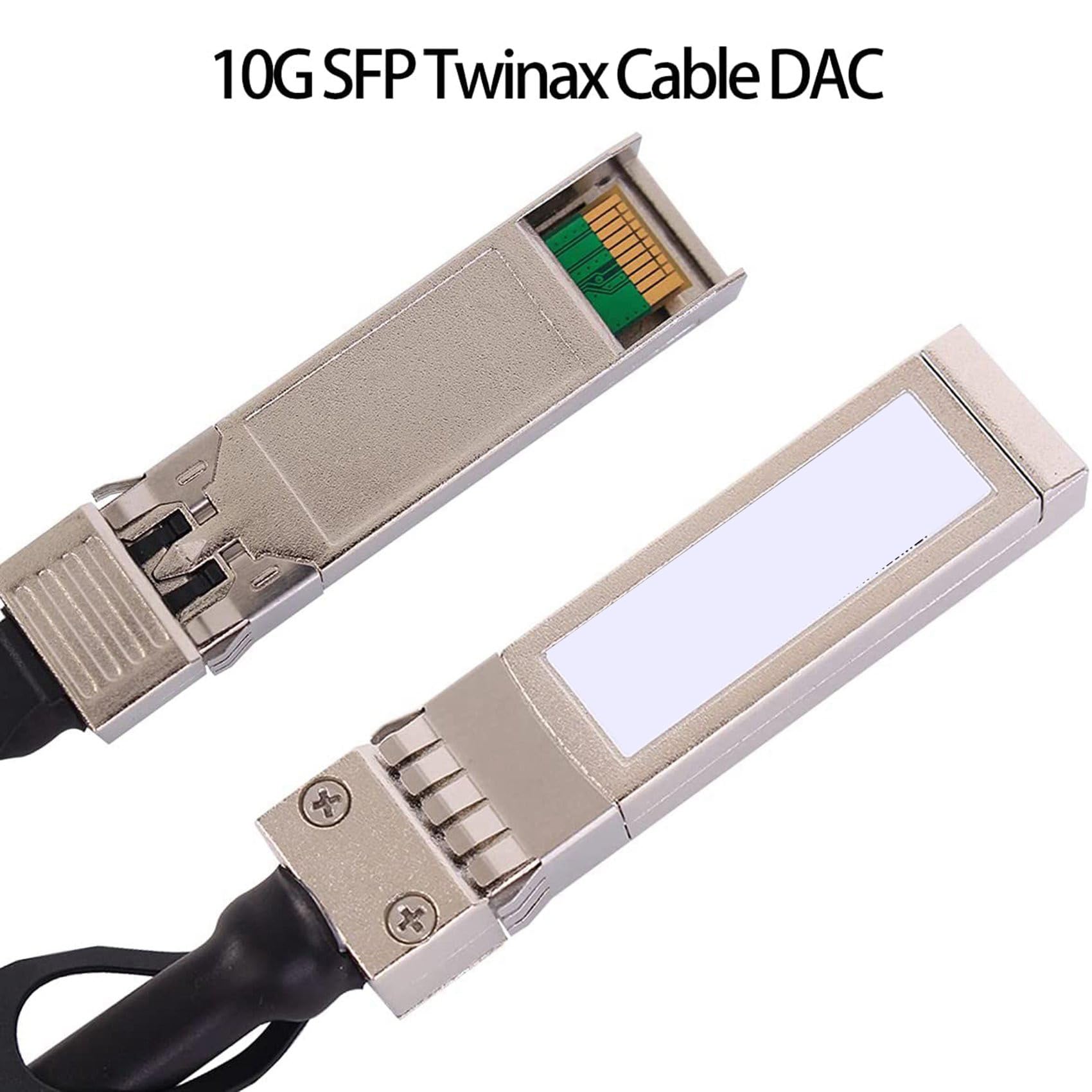 6X Kabel 10G SFP + Twinax, miedź Bezpośrednie połączenie (DAC) kabel pasywny 10GBASE SFP do SFP-H10GB-CU1M, (1 M)