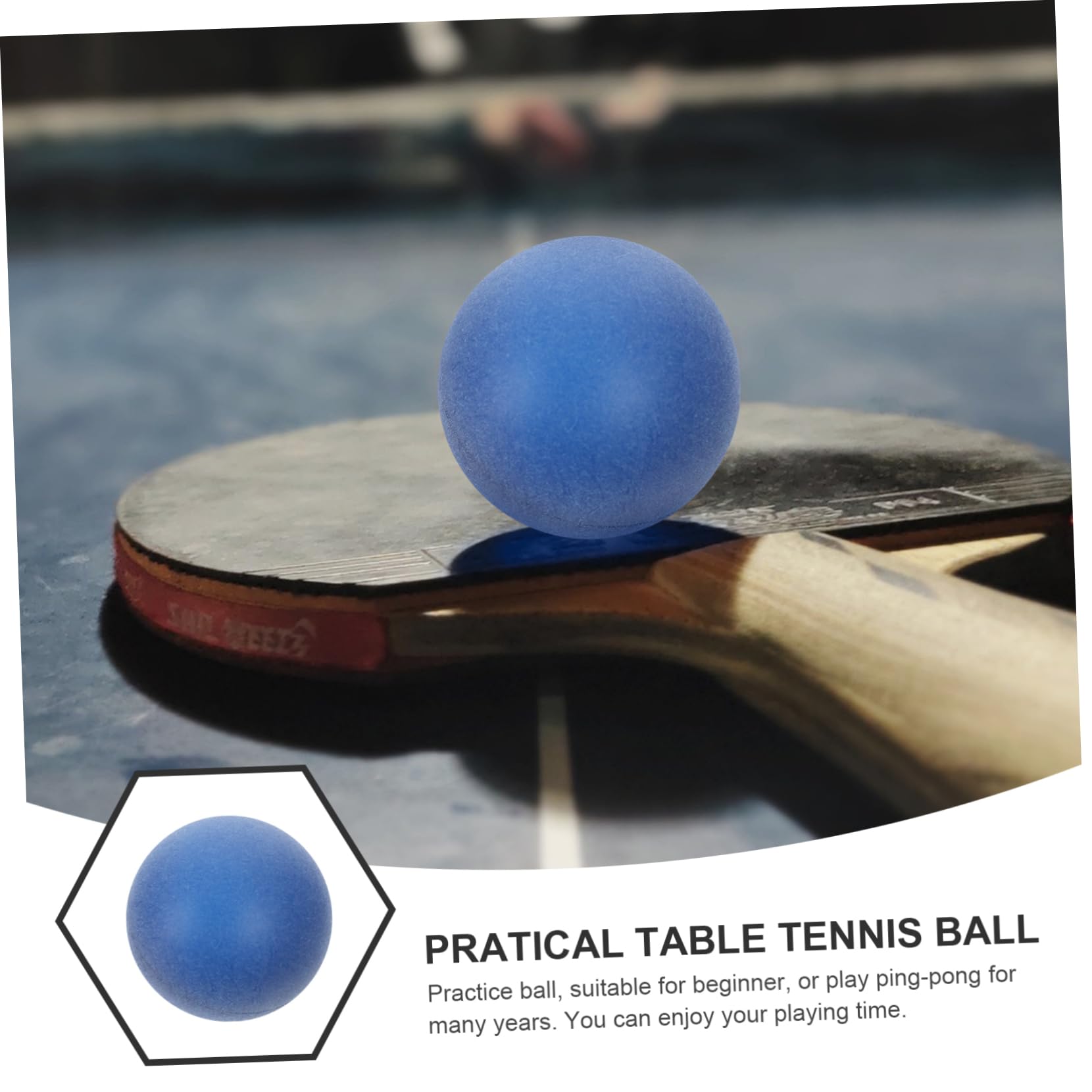 HANABASS Palline da Pong Palline da Tennis Palline da Pong Professionali Jumbo Sport Pong Galleggiante Palline Rosse Palline da Pong Sfuse Rosso