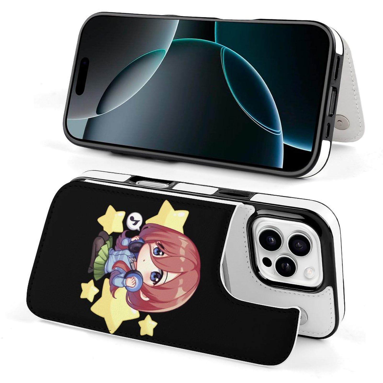 Amazon.co.jp: iPhone 16 ケース 手帳型 五等分の花嫁 中野三玖 iPhone