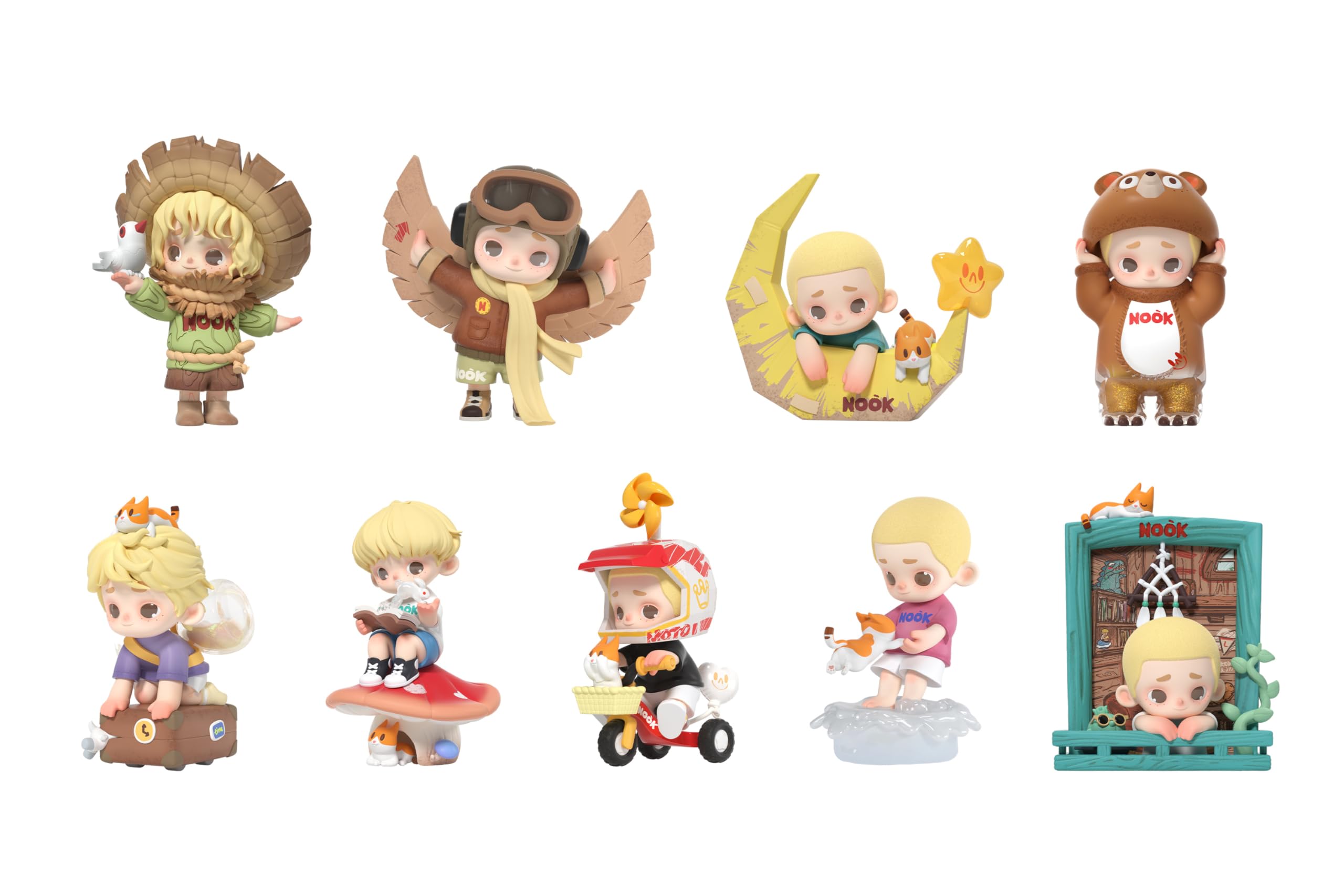 Amazon.co.jp: 52TOYS BLINDBOX NOOK リトルワールド 8個入りBOX