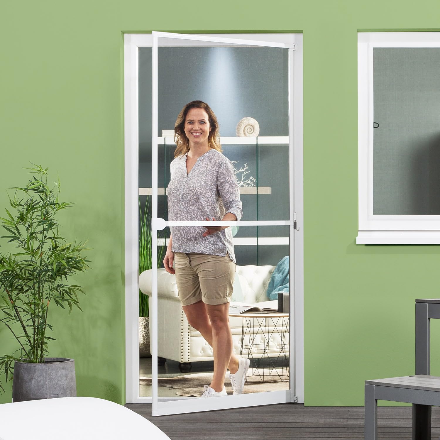empasa Moustiquaire porte, cadre aluminium MASTER PRO, découpable
