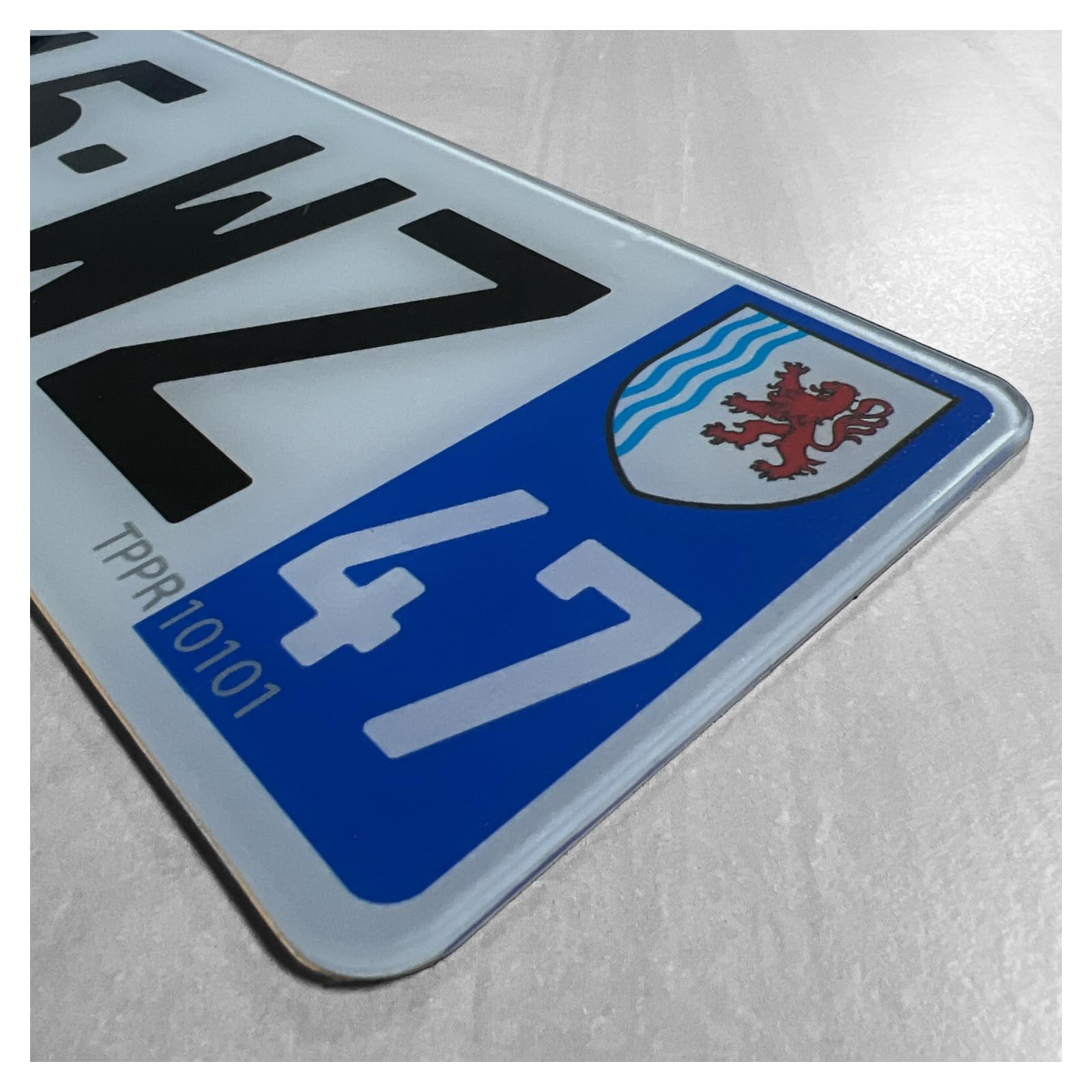 DECOHO - Plaque immatriculation Voiture homologuée (Lot de 2) - Plastique SIV 520 x 110 mm - Rivet Plaque immatriculation Inclus