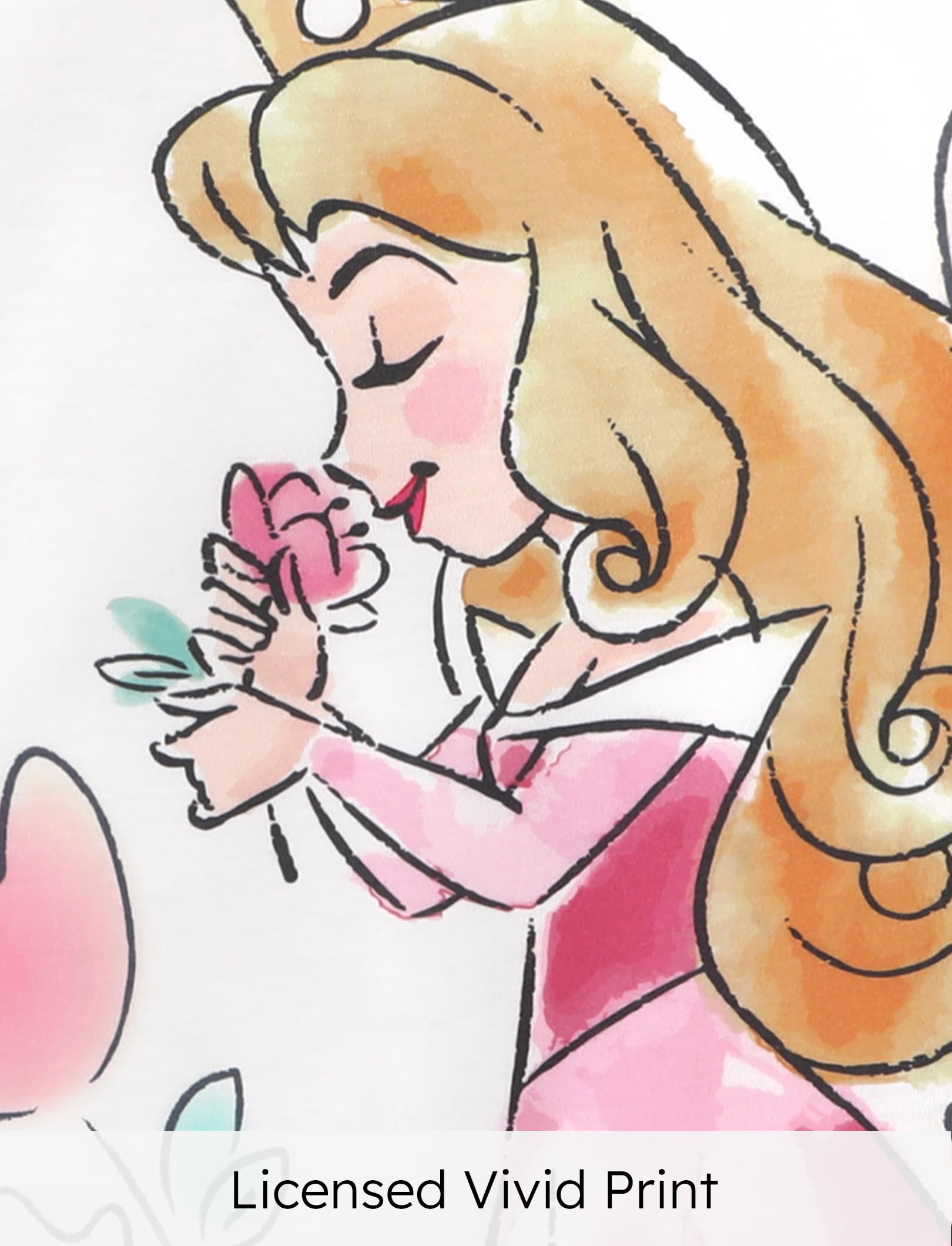 Disney Princess Langarm-Strampler mit Charakteraufdruck, für Babys und Mädchen, Neugeborene bis 18 Monate