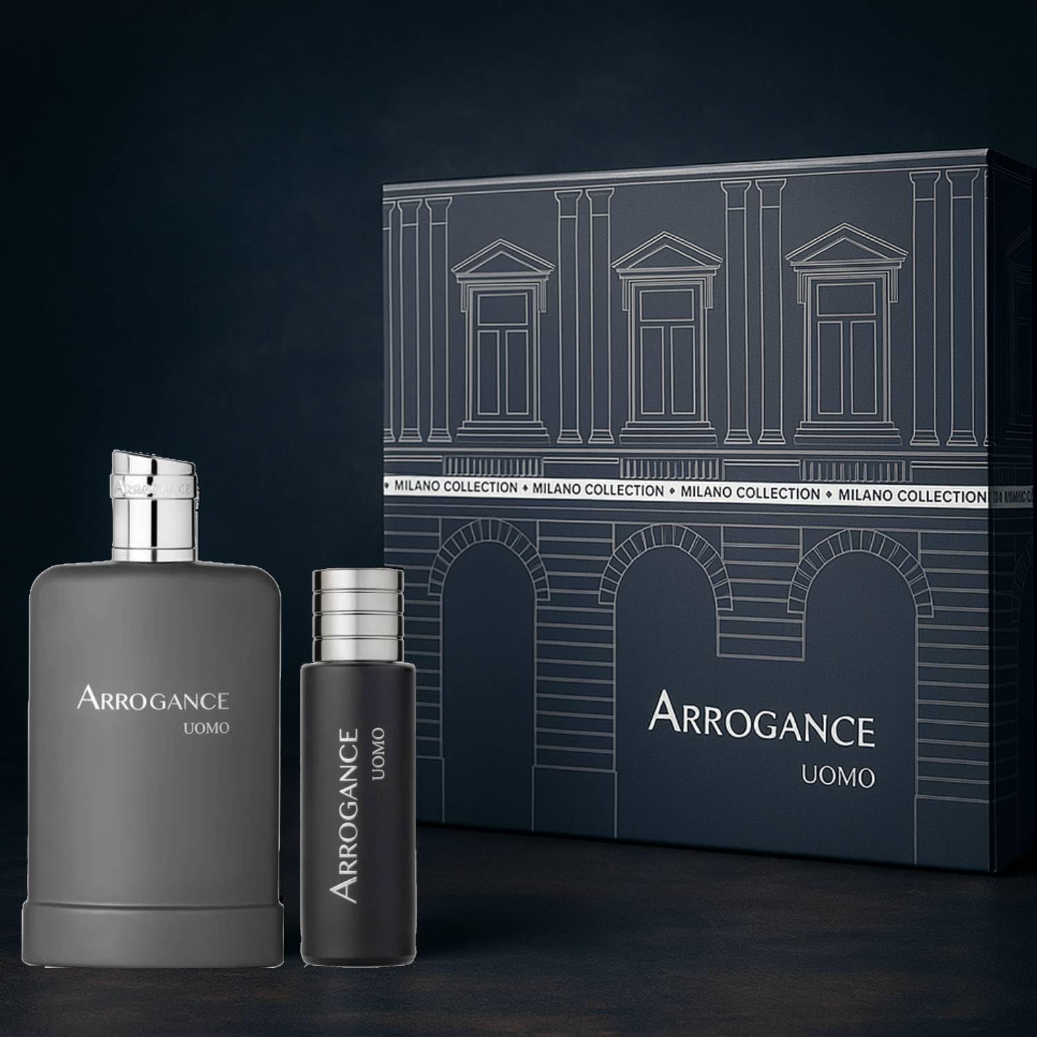 Arrogance Uomo Profumo Eau De Toilette 100ml + 30ml Spray | Set Regalo Kit Fragranza Elegante