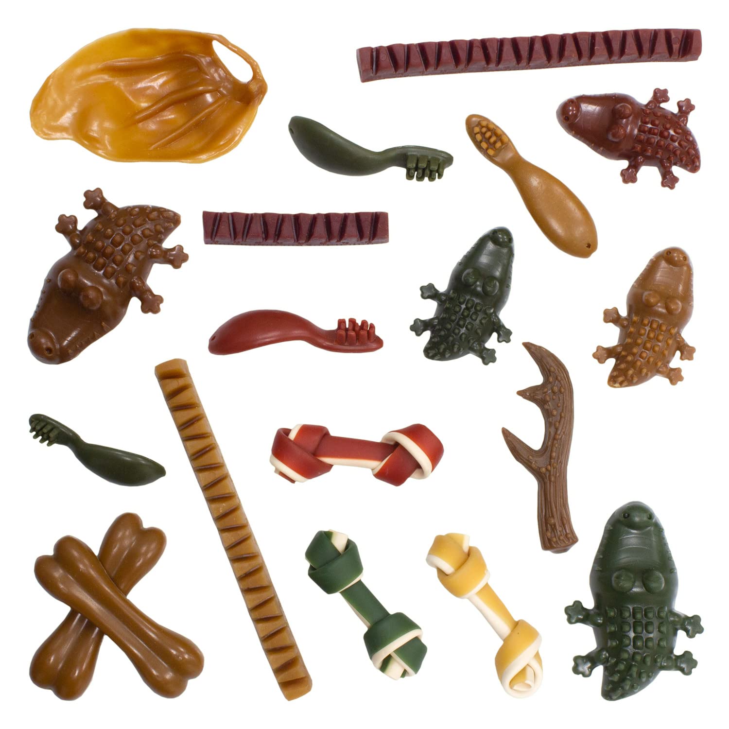 Arquivet Dental Treats - Przekąska dentystyczna dla psów w kształcie szczoteczki 9 cm / 12 g (Expo 200 sztuk) - Bez cukru, bezzbóż, bezglutenowa - Składniki roślinne - Kontrola kamienia nazębnego