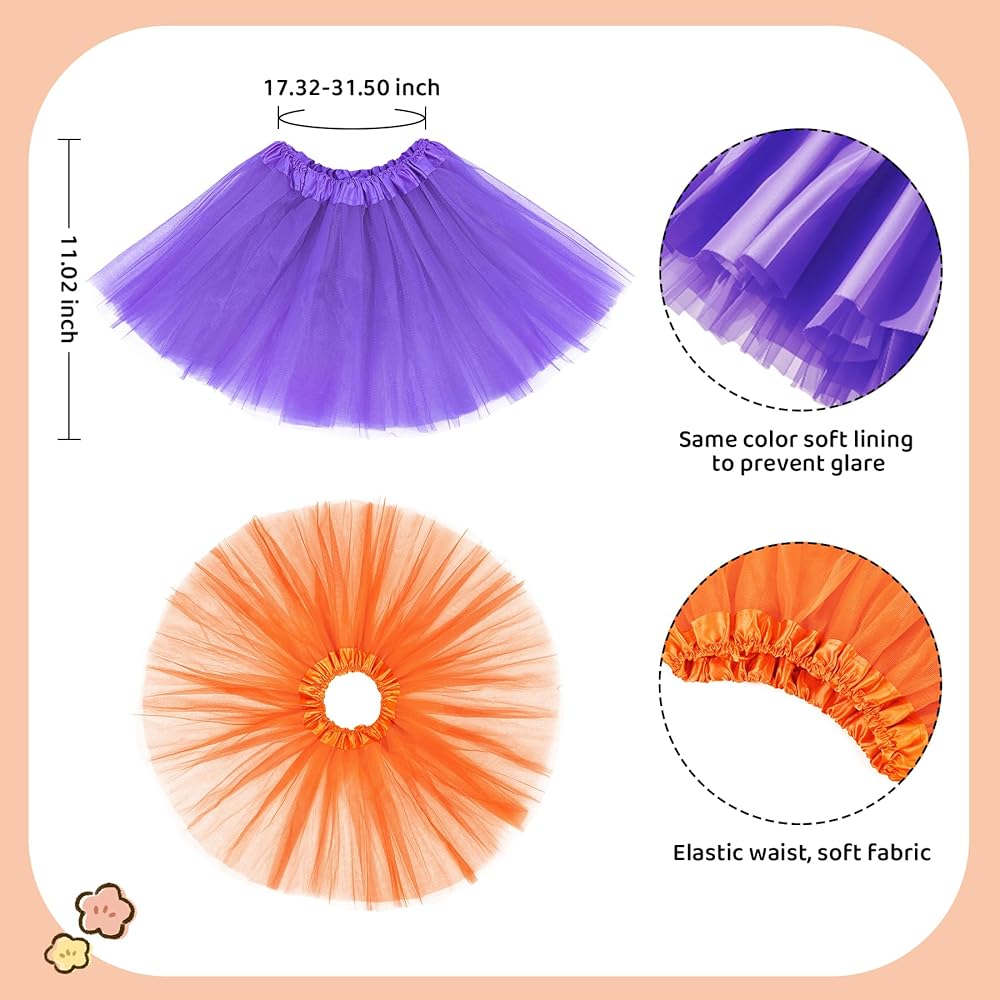 Amazon.com: Zando 4 Layers Orange Tutu for Girls Tutu for Toddler Amazon.com: Zando 4 Layers Orange Tutu for Girls Tutu for Toddler