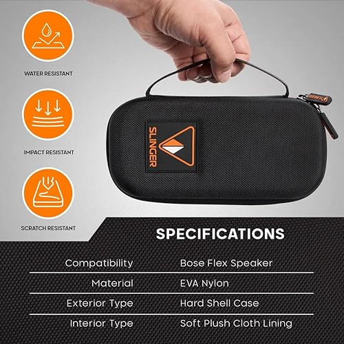 Miniatura 8 de Bose SoundLink Flex - Altavoz Bluetooth de 2ª generación, color negro, paquete con funda de viaje rígida Negro,Azul (Blue Dusk),Amarillo (Citrus