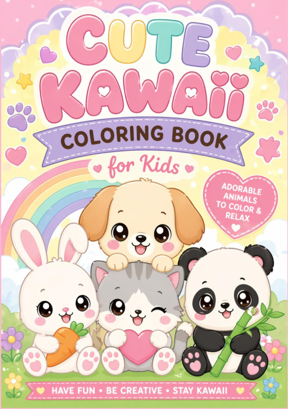 CUTE KAWAII COLORING BOOK
