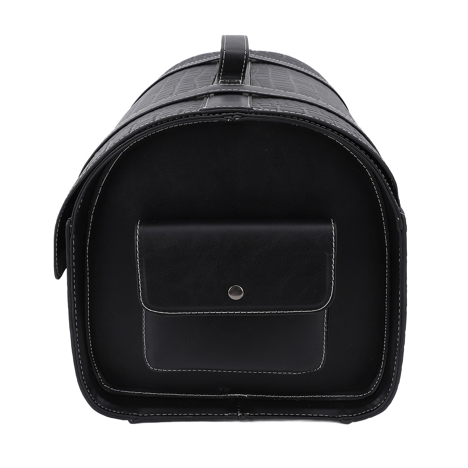 Motorrad-Hecktasche, 29,5 l große Motorrad-Gepäcktasche aus PU-Leder für Helme, Handschuhe, Werkzeuge, wasserdichter Gepäckträgerkoffer, universelle Motorrad-Reisegepäcktasche