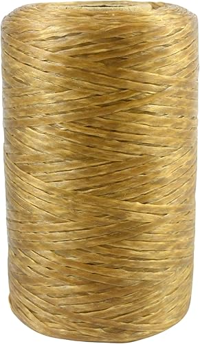 Miniatura 2 de Kulay Hilo de poliéster plano encerado natural para cuentas, cuero, teñido anudado y costura, senos naturales (5 capas, 300 yardas o 900 pies)