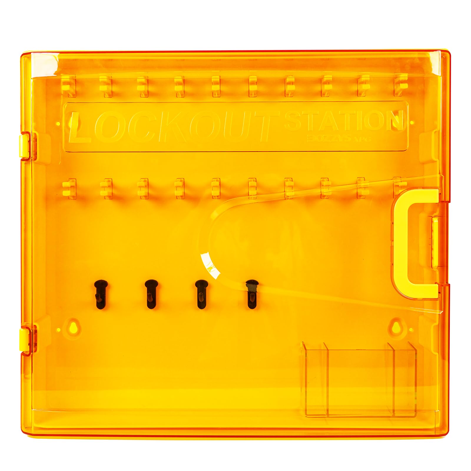 BOZZYS Wall-Mounted Lockout Tagout Station kit (XPG1-Unfilled) : Amazon ...
